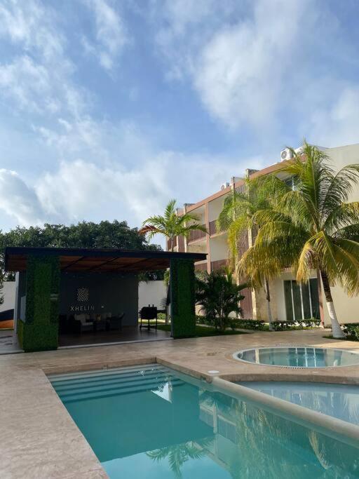 Departamento Xhelin Maya, Exclusivo En Playa Del Carmen, Quintana Roo Bagian luar foto